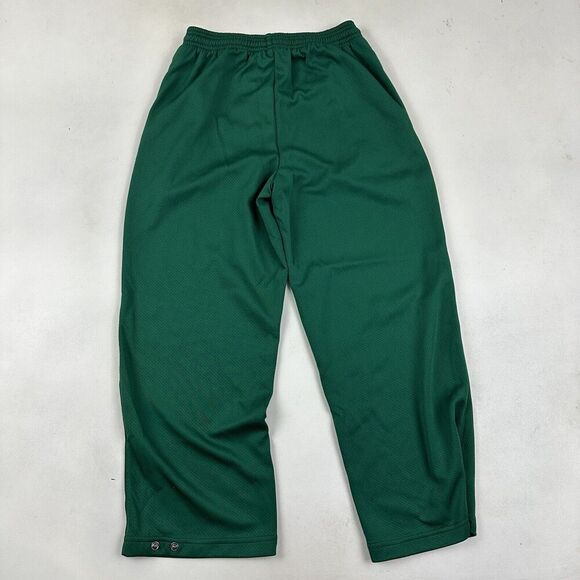 Eastbay SportSource Green Elastic Waist Track Pants Snap Leg Crop Sz YL Youth L - Picture 10 of 10
